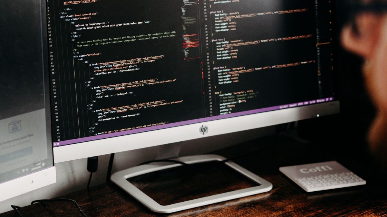 Developer fixing WordPress SEO issues on screen