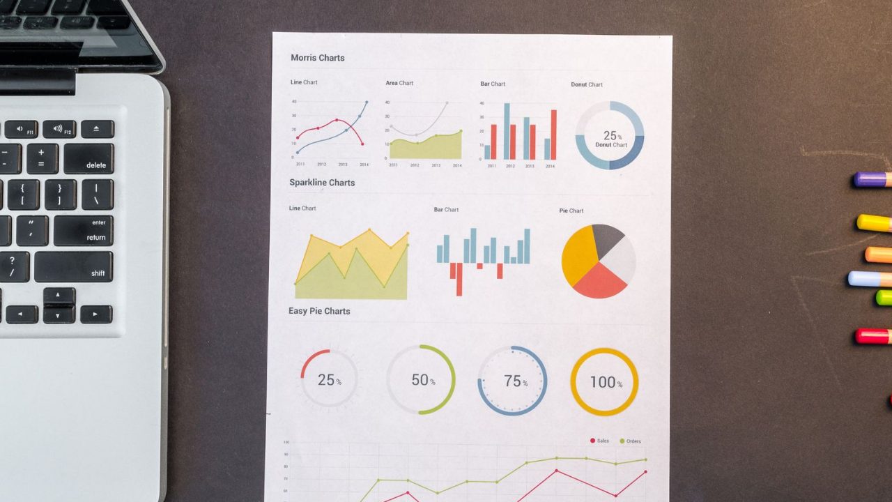 SEO consultant reviewing performance data at a desk